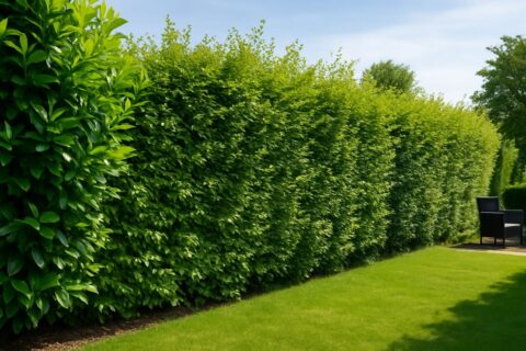 Dichte Heckenpflanzen als natürlicher Sichtschutz im Garten