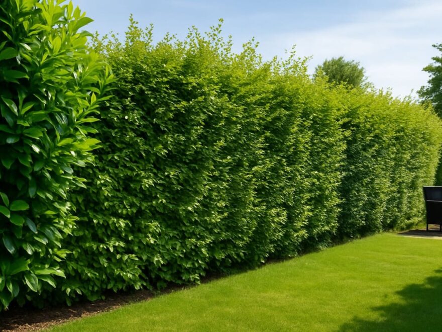 Dichte Heckenpflanzen als natürlicher Sichtschutz im Garten